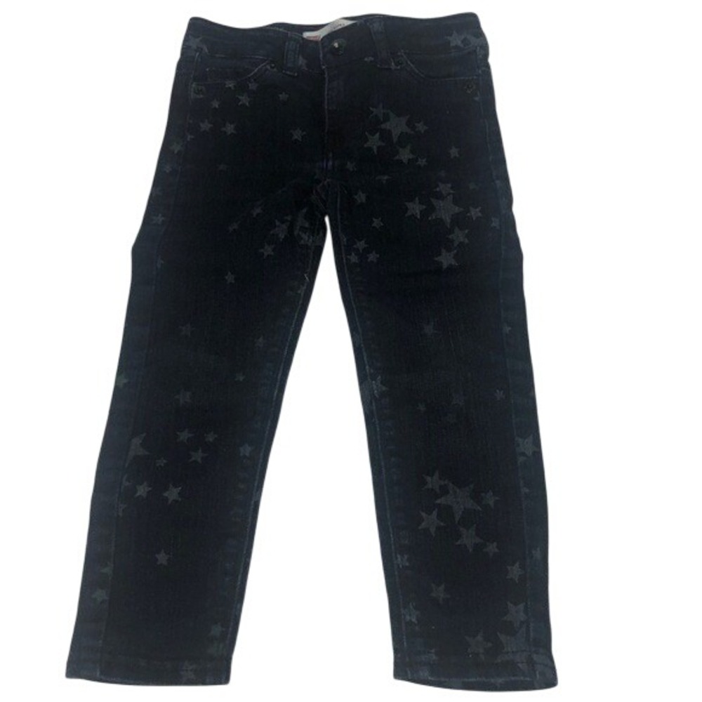 Levi's Girl Dark Denim With Stars‎ EUC Size 3T